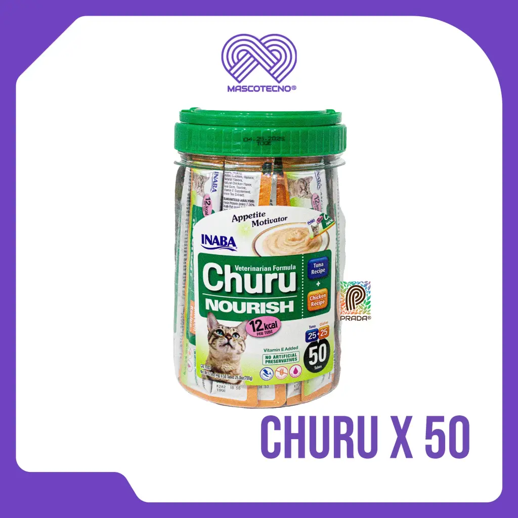 CHURU NOURISH BOMBONERA X 50 UND - ATÚN Y POLLO
