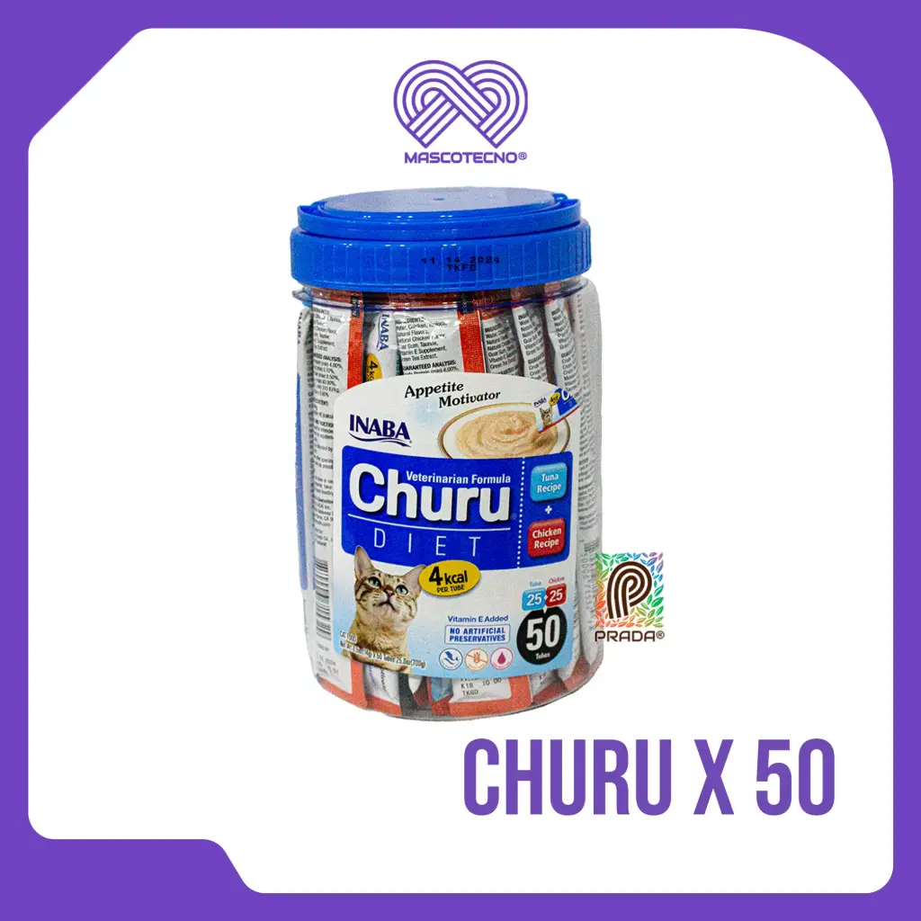 CHURU DIET  BOMBONERA X 50 UND - ATÚN Y POLLO