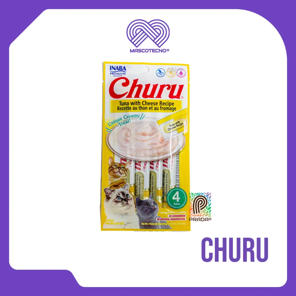 CHURU X 4 UND  AMARILLO - ATÚN Y QUESO