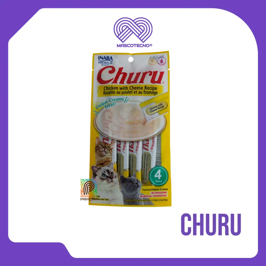 CHURU X 4 UND  AMARILLO - POLLO Y QUESO