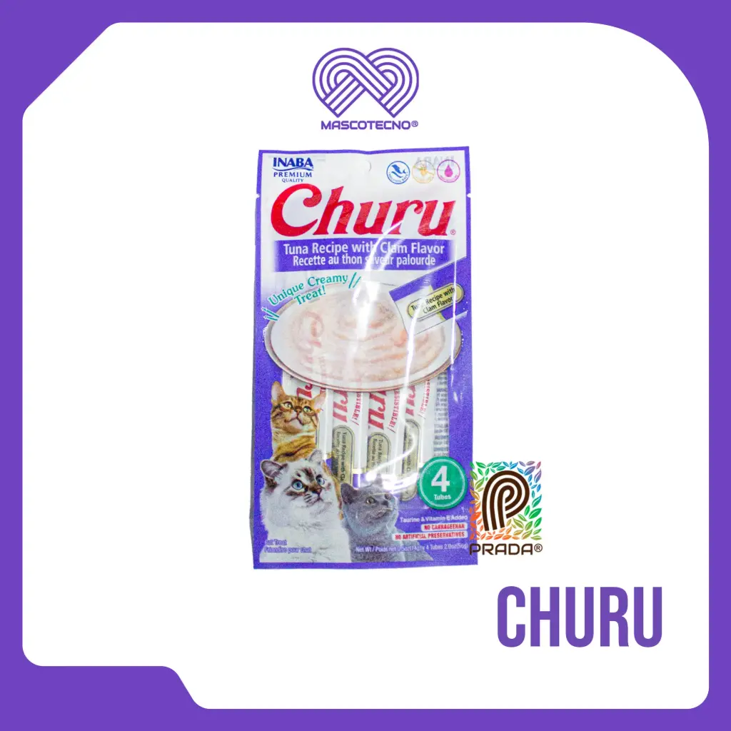 Churu Bolsa Clam x 4 unidades x14 gr (Lila)
