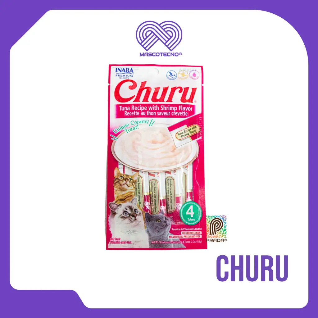 Churu Bolsa Shrimp x 4 unidades x14 gr (Fucsia)