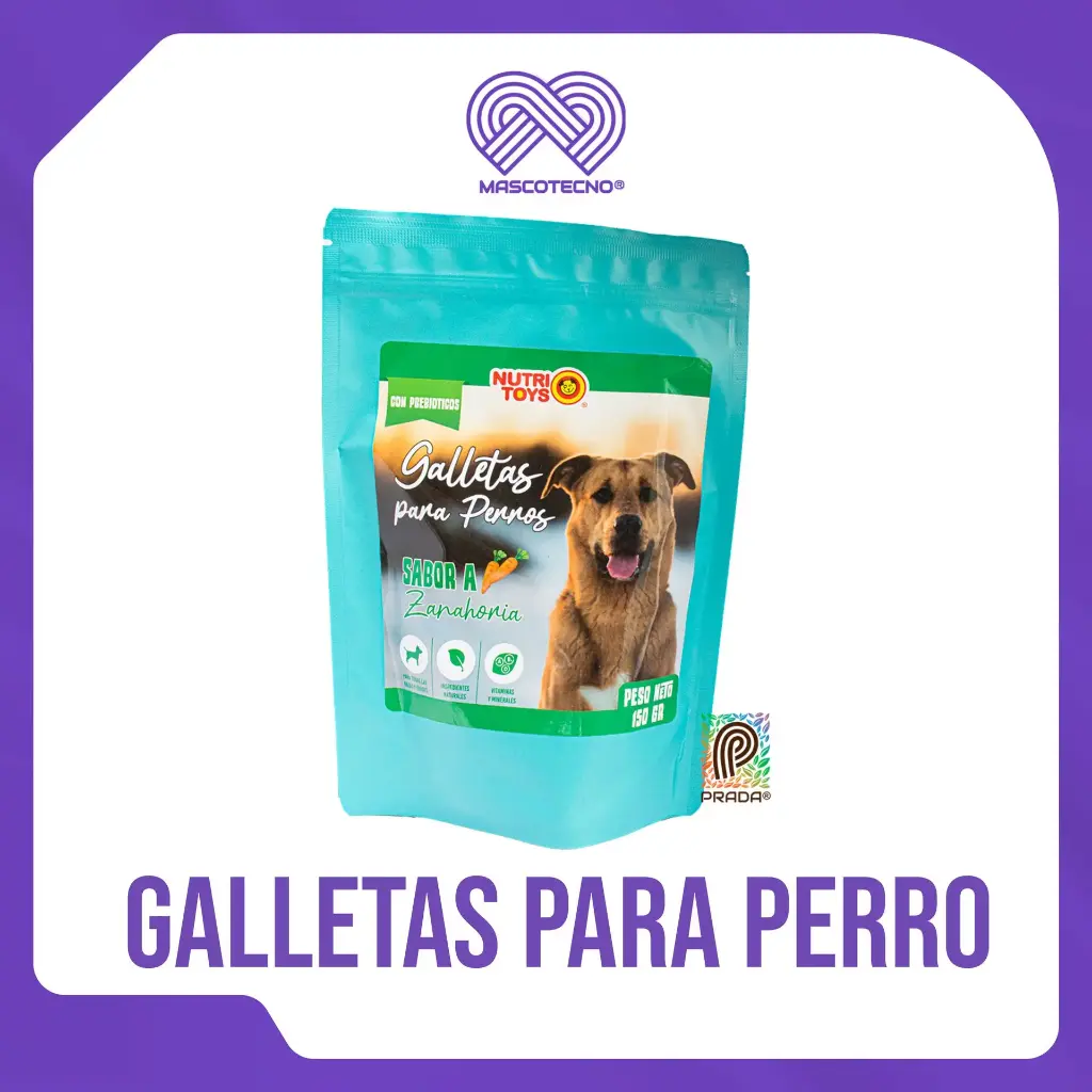 GALLETAS PARA PERRO ZANAHORIA X 250 G
