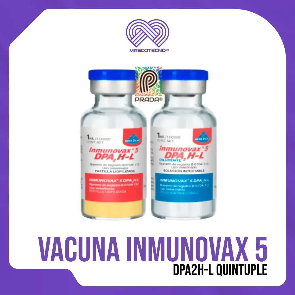 VACUNA INMUNVAX 5 DPA2H-L QUINTUPLE