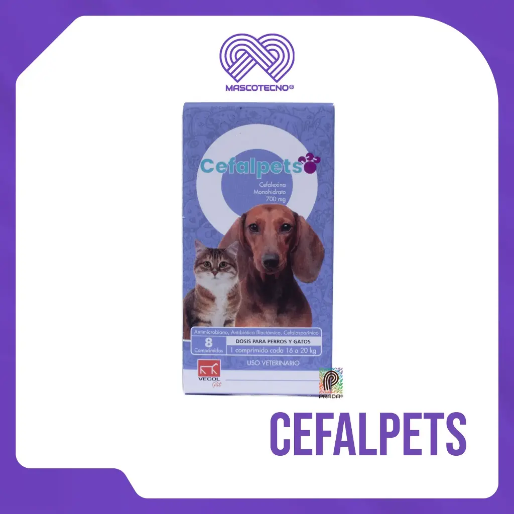 CEFALPETS 700 MG X 8 TAB