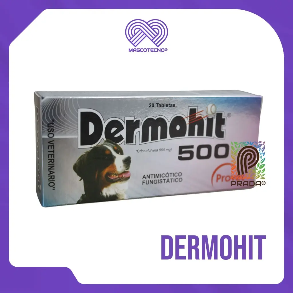 [7-0702-0732] DERMOHIT 500MG TAB X 20 UND