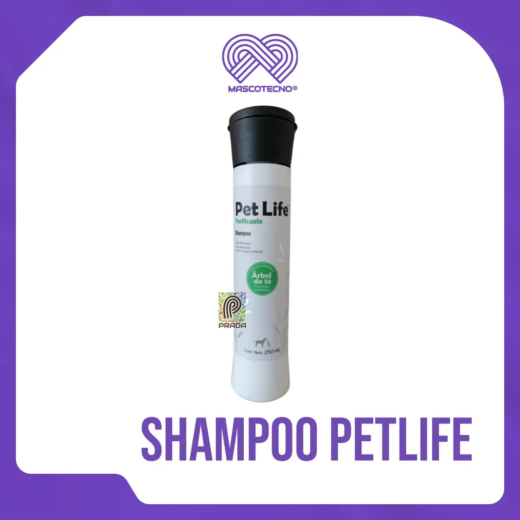 SHAMPOO PETLIFE PURIFICANTE 250 ML (ARBOL DE TÉ)