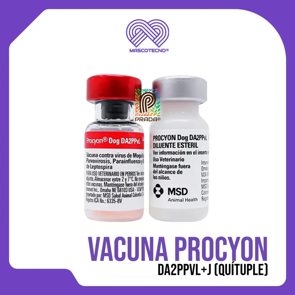 VACUNA PROCYON DA2PPVL + J (QUÍNTUPLE)