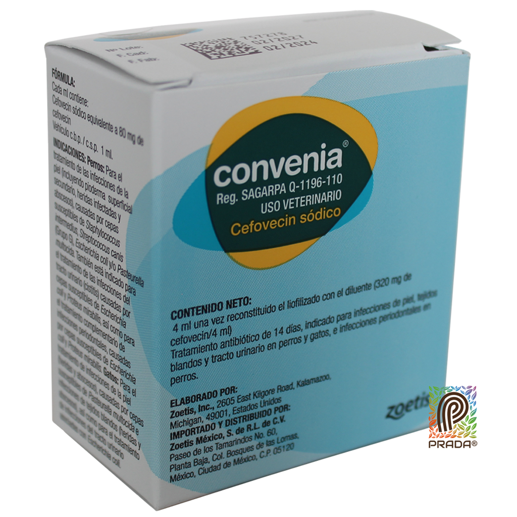 CONVENIA 320 MG X 4 ML