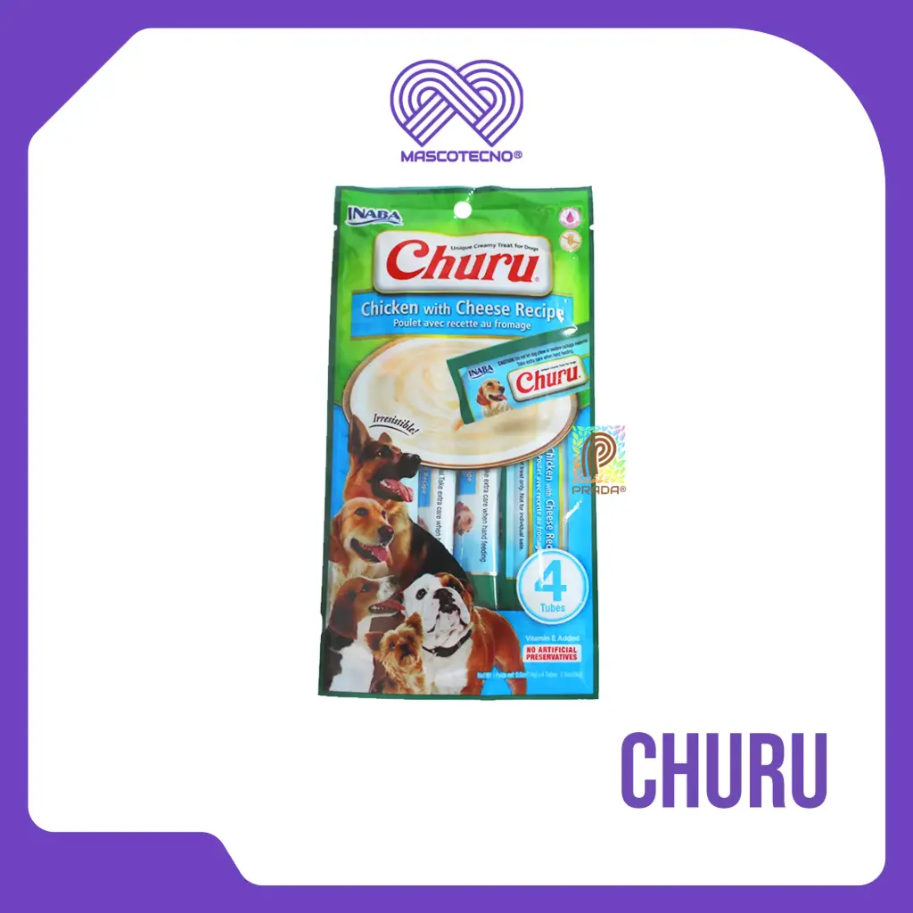 DOG CHURU BOLSA X 4 UND - POLLO Y QUESO