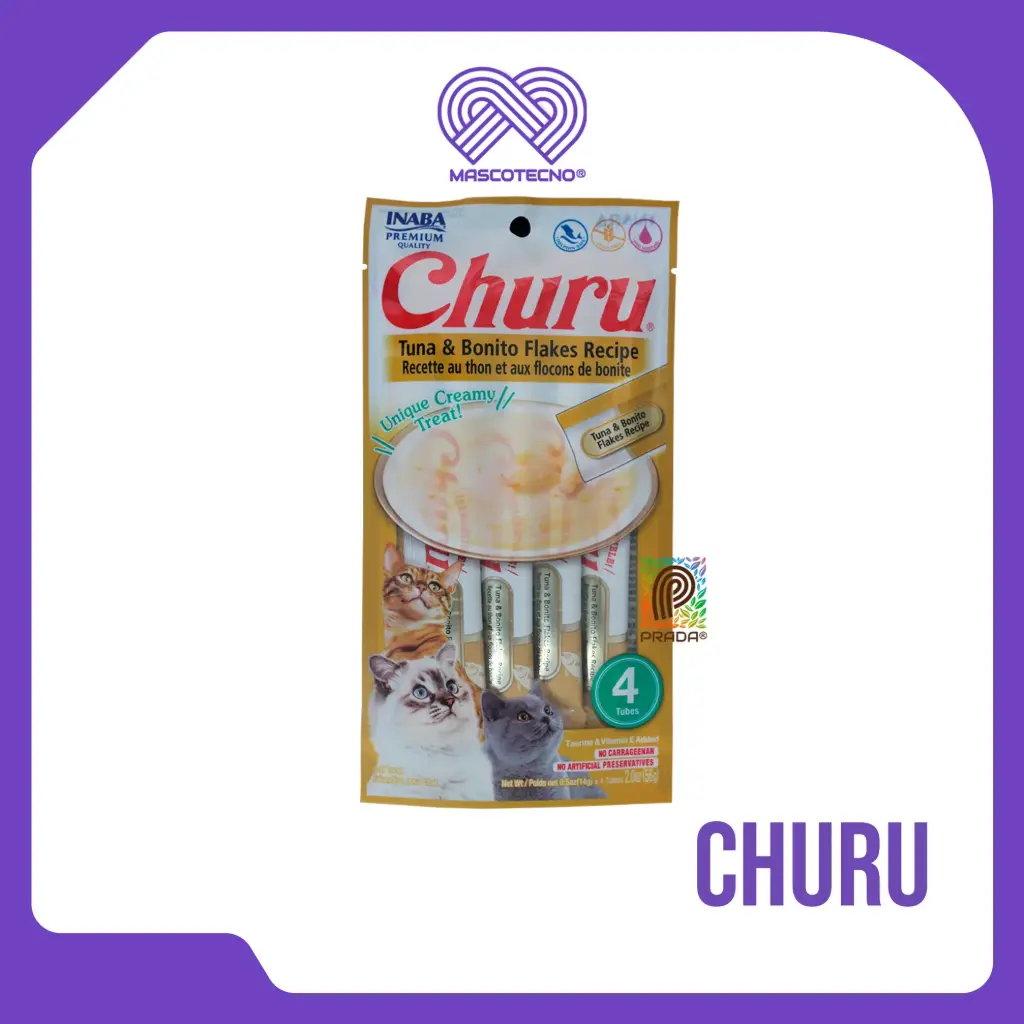 CHURU X 4 UND - ATÚN Y BONITO 