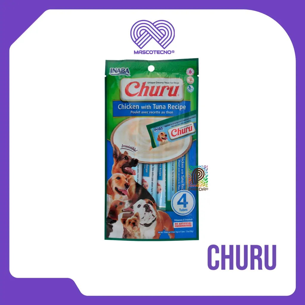 DOG CHURU BOLSA X 4 UND - POLLO Y ATUN 