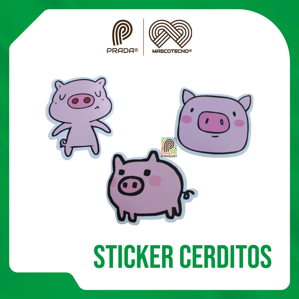 STICKER CERDITOS
