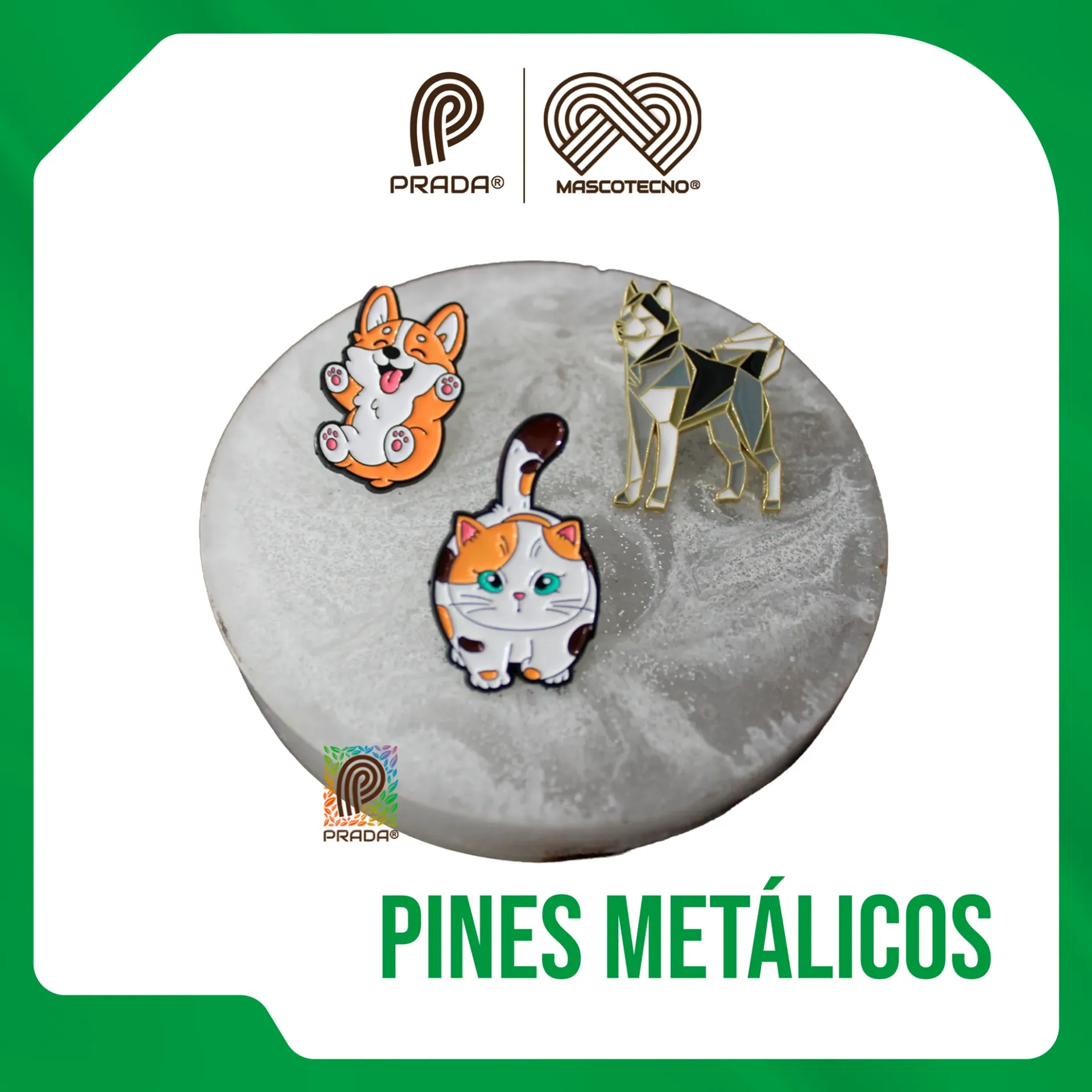 [0-0000-0010] PINES MASCOTAS METALICOS