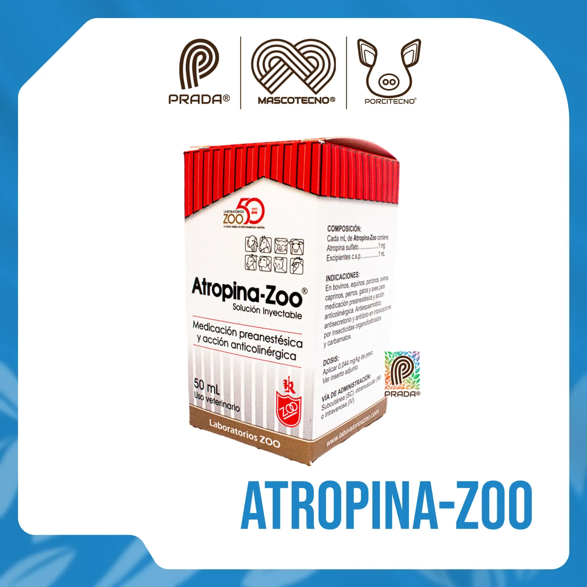 ATROPINA ZOO INY X 50 ML