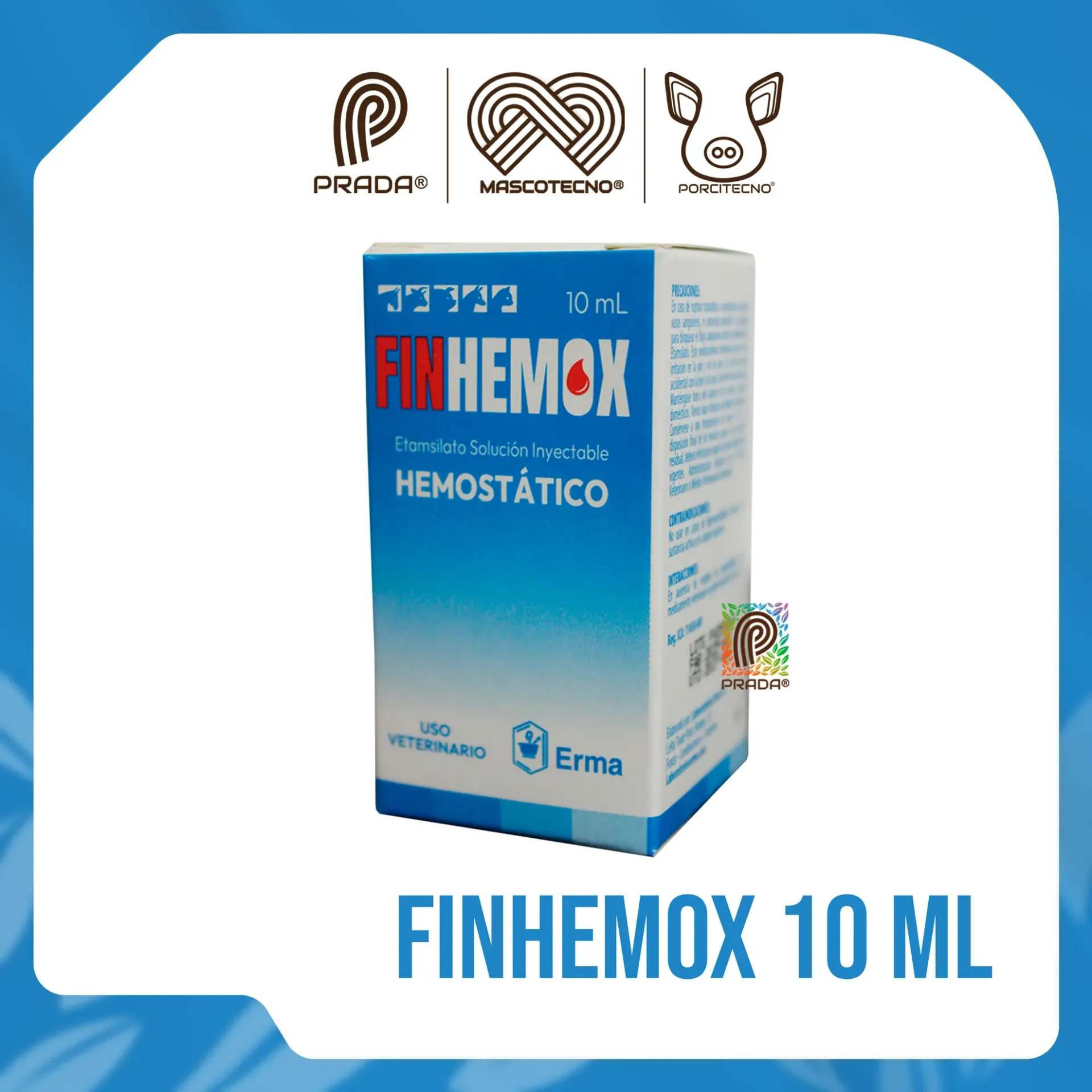 [7-0000-0010] FINHEMOX FRASCO X 10 ML