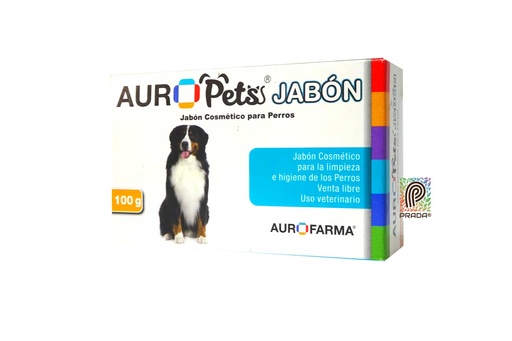 [7-0402-0168] JABON AUROPETS  X 100 GR