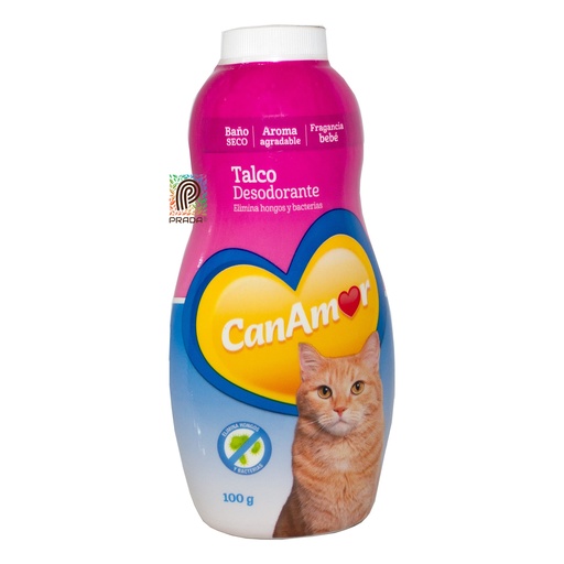 [7-0413-0263] BAÑO SECO CANAMOR DESOD PERROS X 100 GR