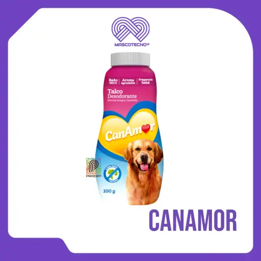 [7-0413-0263] BAÑO SECO CANAMOR DESOD PERROS X 100 GR