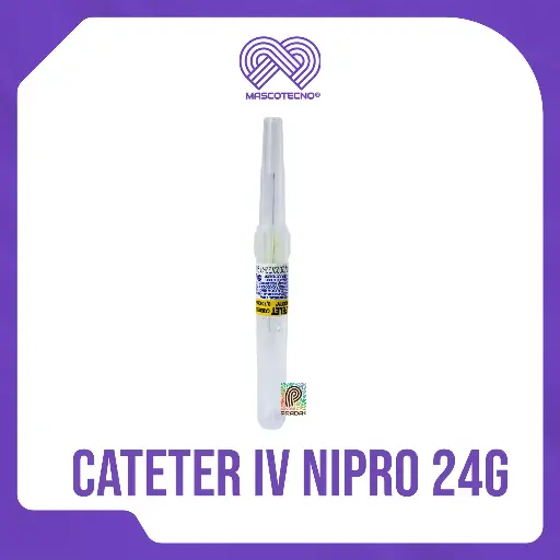 [7-0202-0319] CATETER IV NIPRO 24G X 3/4 (AMARILLO)