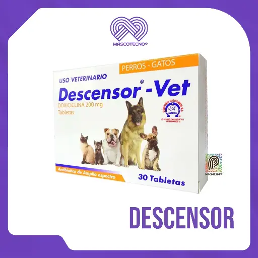 [7-0709-0430] DESCENSOR 200MG TAB X 30 UND