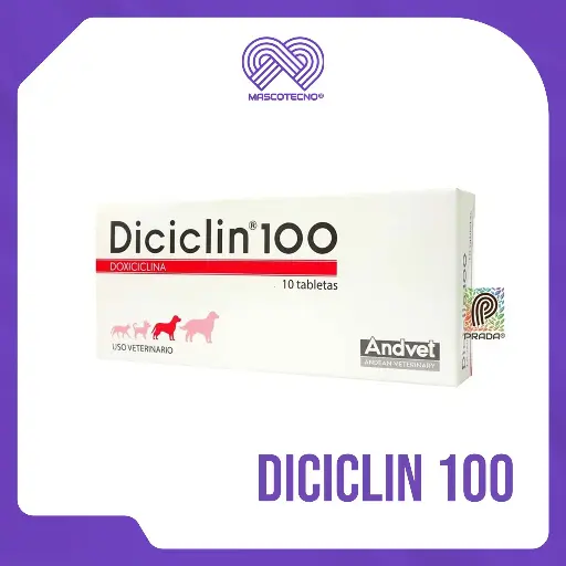 [7-0709-0443] DICICLIN 100 TAB X 10 UND