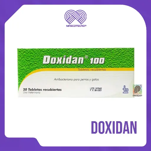 [7-0709-0454] DOXIDAN 100MG TAB X 20 UND