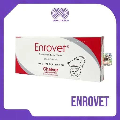 [7-0708-0470] ENROVET 50MG TAB X 10 UND