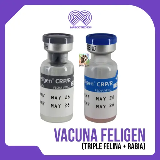 [1-0104-1035] VACUNA FELIGEN+RABIA (TRIPLE FELINA+RABIA)