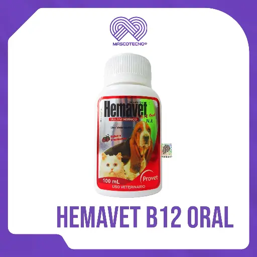 [7-0613-0617] HEMAVET B12 ORAL x 100 ML