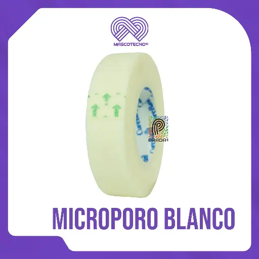 [7-0107-0727] MICROPORO BLANCO 1/2" X 10 YDS