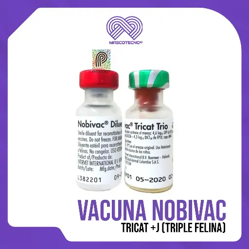 [1-0104-1044] VACUNA NOBIVAC TRICAT +J (TRIPLE FELINA)