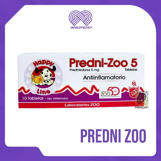 [7-0806-0851] PREDNI ZOO 5MG TAB X 10 UND