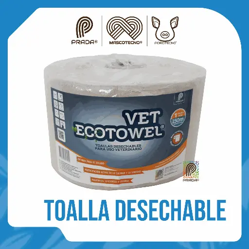 [8-0000-0053] TOALLA DESECHABLE VET ECOTOWEL 150M [07916]