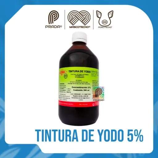 [7-1205-0992] TINTURA DE YODO 5% X 500 ML {M}