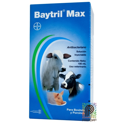 [7-0703-0202] BAYTRIL MAX 10% INY X 100 ML {M}