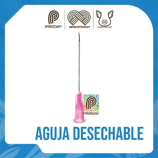 [7-1401-0026] AGUJA DESECHABLE  18G x ½"  [03960]