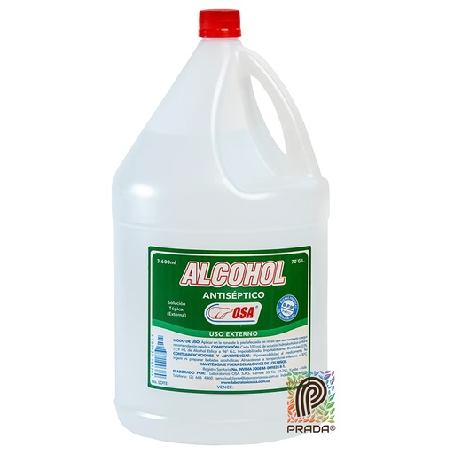 [4-0000-0129] ALCOHOL 70% GL X 3600ML (OSA)