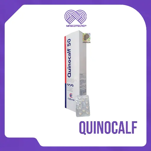 [7-0711-0883] QUINOCALF 50MG TAB BLISTER X 10 UND