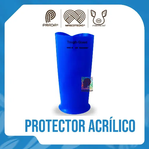 [7-1401-0863] PROTECTOR DE ANTEBRAZO EN ACRILICO SEGURIDAD INDUSTRIAL TALLA XL COLOR AZUL
