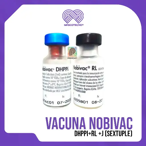 [1-0103-1042] VACUNA NOBIVAC DHPPI+RL (SEXTUPLE)