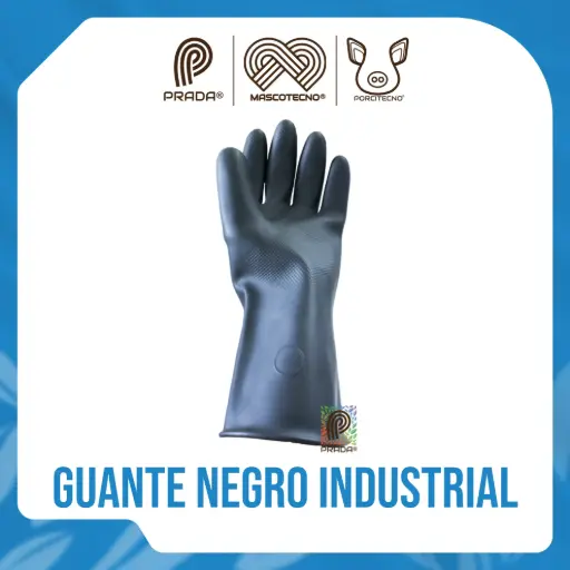 [7-1401-0599] GUANTE NEGRO INDUSTRIAL CALIBRE 35 T 10