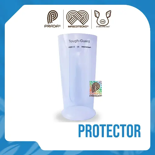 [7-1401-1127] PROTECTOR DE ANTEBRAZO EN ACRILICO SEGURIDAD INDUSTRIAL TALLA M COLOR TRANSPARENTE