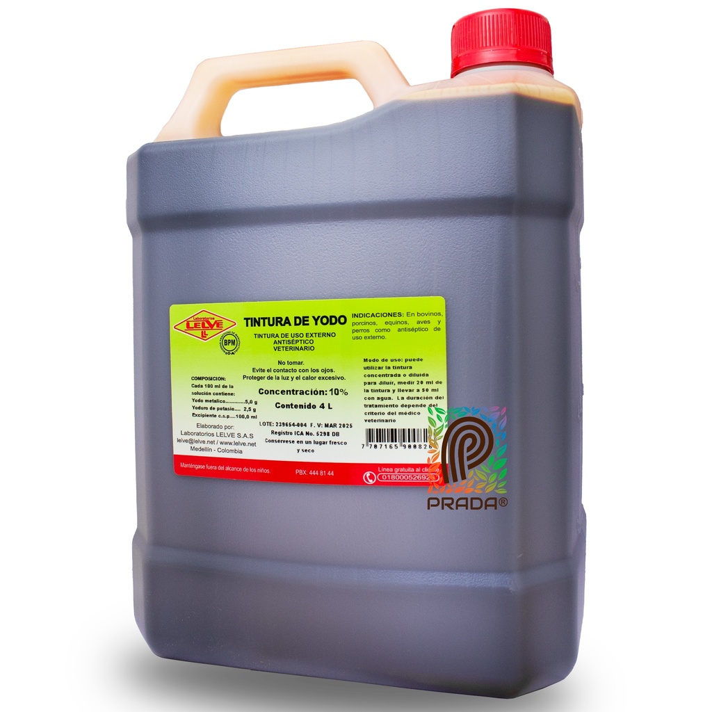 TINTURA DE YODO 10 X 4