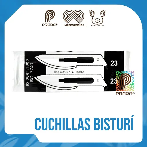 [7-1002-0123] CUCHILLAS PARA BISTURI # 23