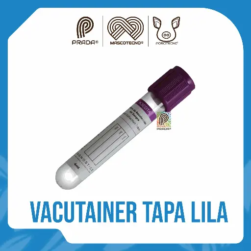 [4-0030-1065] VACUTAINER TAPA LILA x CAJA 50 UND