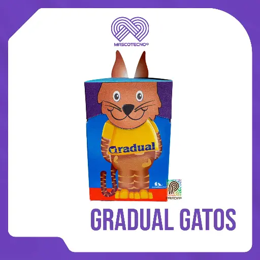[7-0612-1058] GRADUAL GATOS ORAL FCO x 100 GR - UNIDAD