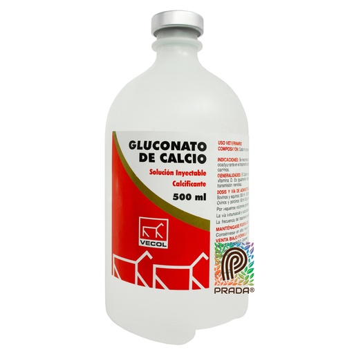 [7-0207-0459] GLUCONATO DE CALCIO 500 ml