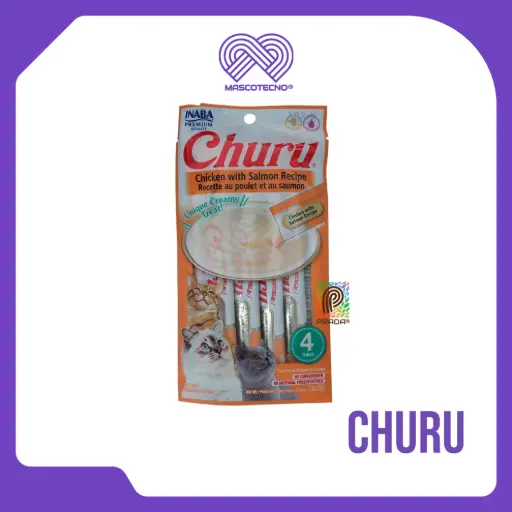 [7-0000-0088] CHURU X 4 UND NARANJA - POLLO Y SALMON