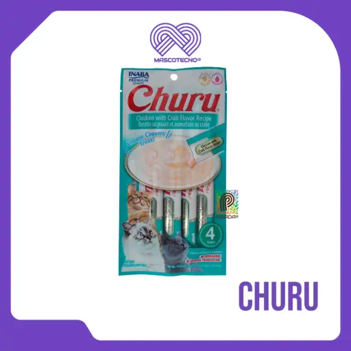 [7-0000-0089] CHURU X 4 UND TURQUESA- POLLO Y CANGREJO